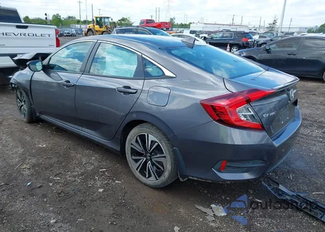 2018 Honda Civic Ex-T from USA, damaged, VIN 2HGFC1F34JH643975